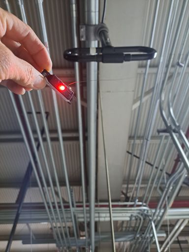 Testing the UHF DAS system