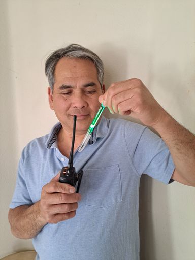 Practical/simple RF detection light